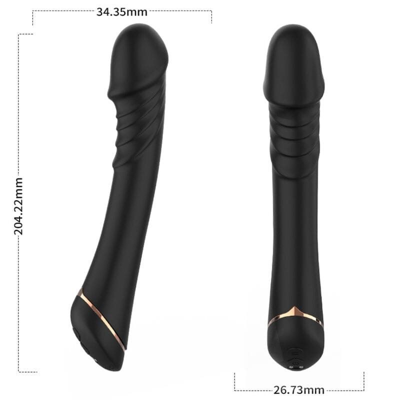 Vibrator Silikon Schwarz