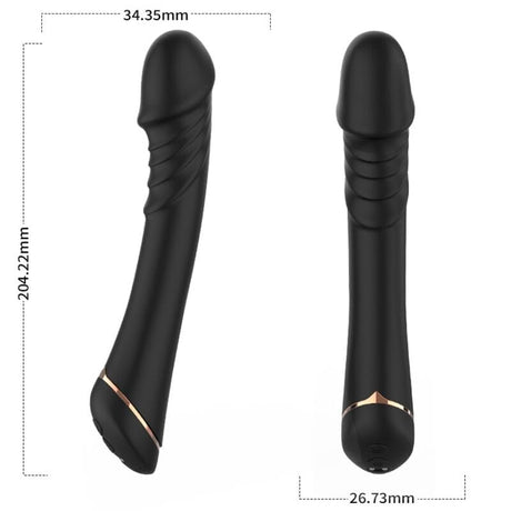 Vibrator Silikon Schwarz