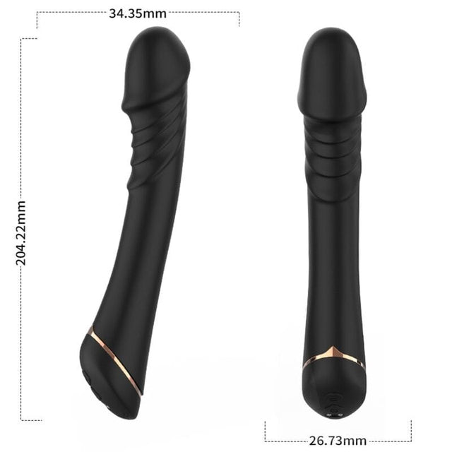 Vibrator Silikon Schwarz