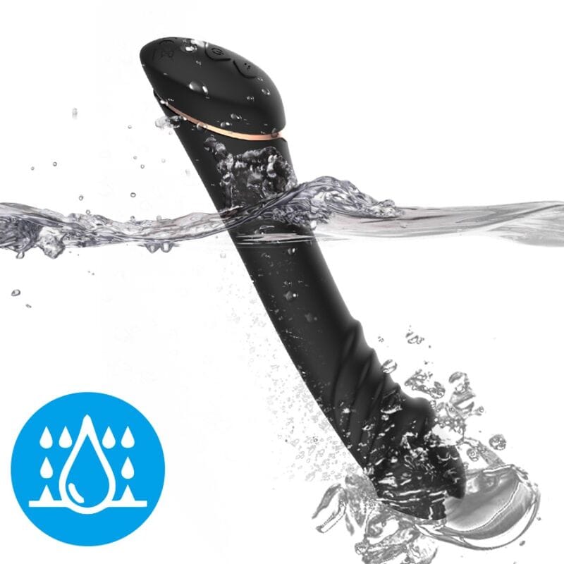 Vibrator Silikon Schwarz