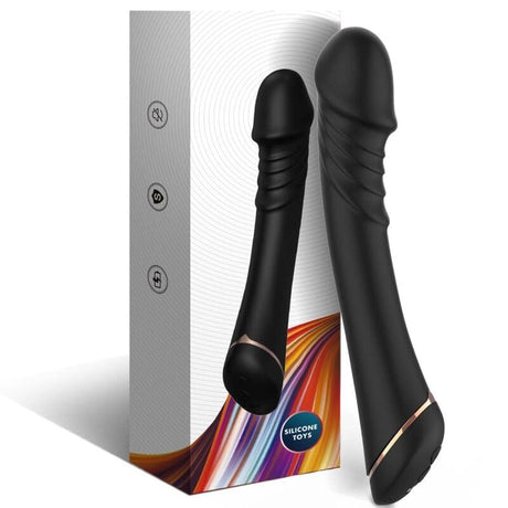 Vibrator Silikon Schwarz