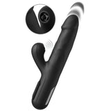 Vibrator Sonix Rabbit Silikon mit Stoßfunktion Schwarz – Ansicht 2