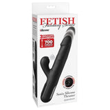 Vibrator Sonix Rabbit Silikon mit Stoßfunktion Schwarz – Ansicht 7