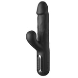 Vibrator Sonix Rabbit Silikon mit Stoßfunktion Schwarz