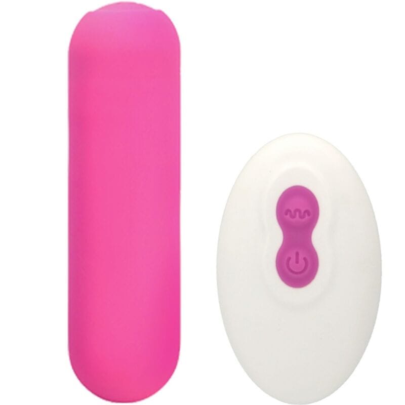 Vibrator Splash Joie Bullet Silikon Fernbedienung 10 Vibrationen Rosa 75 x 19 cm
