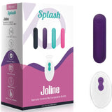 Vibrator Splash Joline Bullet Silikon Fernbedienung 10 Vibrationen Lila 6.5 x 1.5 cm
