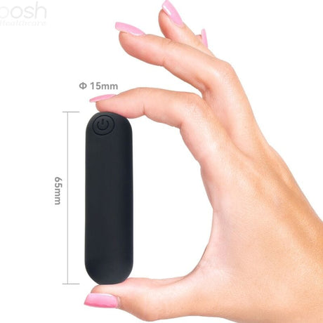 Vibrator Splash Joline Bullet Silikon Fernbedienung 10 Vibrationen Schwarz 65 x 15 cm