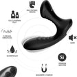 Storm Prostata-Vibrator mit Fernbedienung Schwarz 15 x 3,5 cm