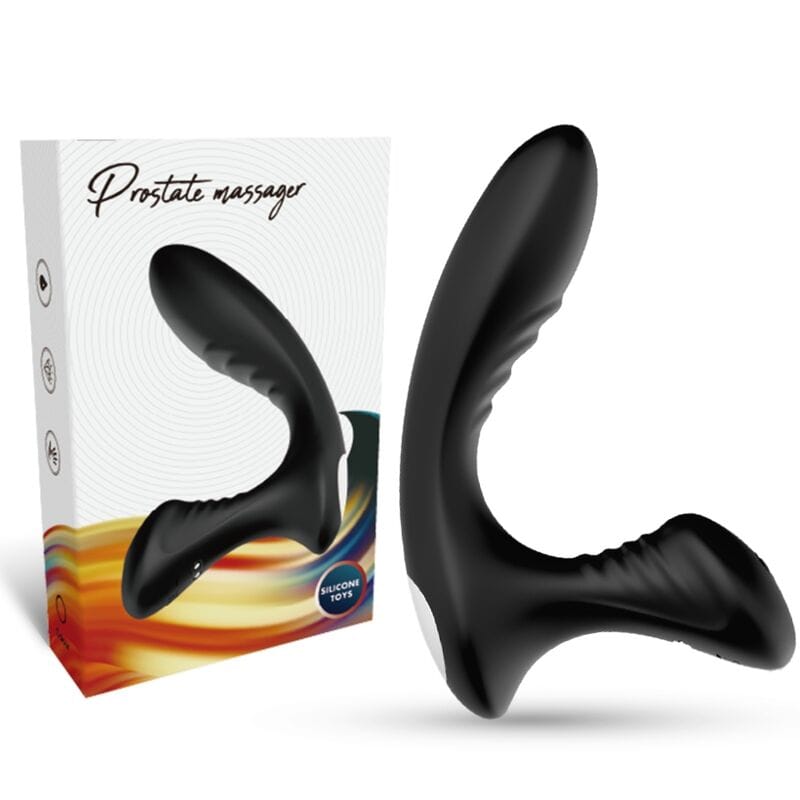Vibrator Storm Anal Prostata & Stecker Fernbedienung Schwarz