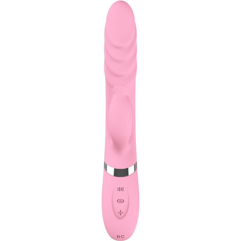 Vibrator & Stoßung mit Rosa Wärmeeffekt -Zunge