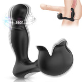 Vibrator Surround Anal & Stimulator Hoden Fernbedienung Schwarz