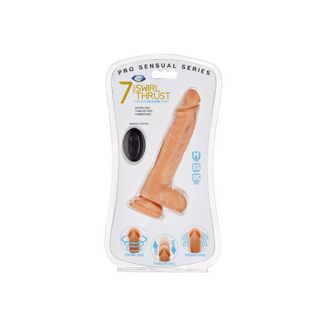 Vibrator Swirl Thrust Natur 17,8 x Ø 5,1 cm – Ansicht 2