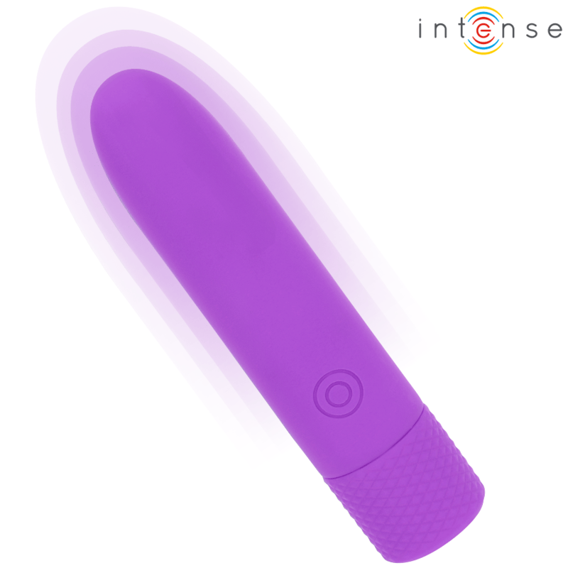 Vibrator Symone USB wiederaufladbarer vibrierender Bullet 8 Vibrationen Lila 10 x 2,2 cm – Ansicht 2