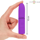 Vibrator Symone USB wiederaufladbarer vibrierender Bullet 8 Vibrationen Lila 10 x 2,2 cm – Ansicht 4