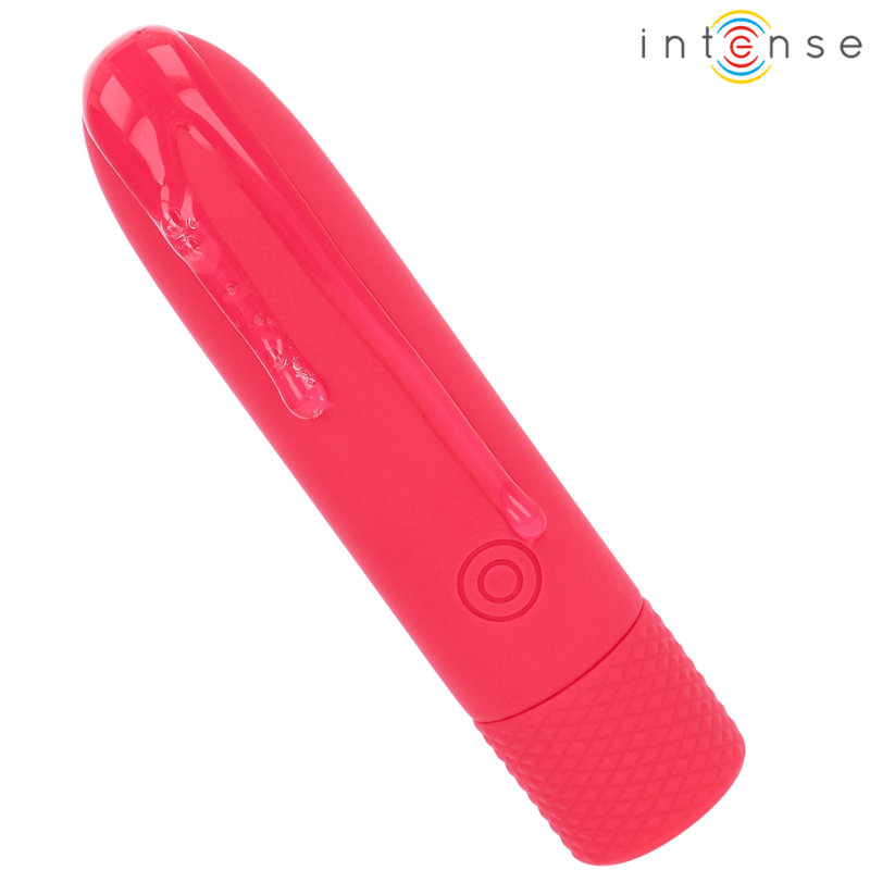 Vibrator Symone USB wiederaufladbarer vibrierender Bullet 8 Vibrationen Rot 10 x 2,2 cm – Ansicht 3