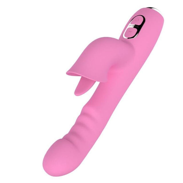 Vibrator T-May Rabbit mit Stoßfunktion und oszillierender Bewegung