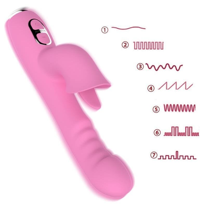 Vibrator T-May Rabbit mit Stoßfunktion und oszillierender Bewegung – Ansicht 9