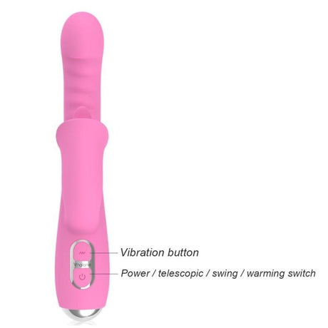 Vibrator T-May Rabbit mit Stoßfunktion und oszillierender Bewegung