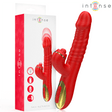 Vibrator Thalia Vibration & Stoss & Tapping Red