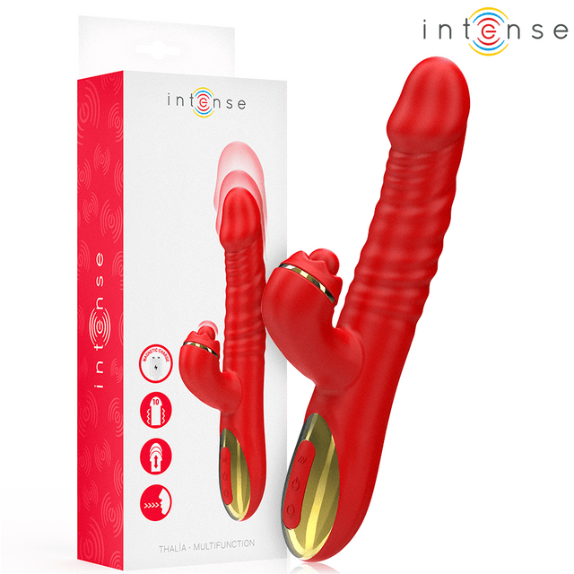 Vibrator Thalia Vibration & Stoss & Tapping Red