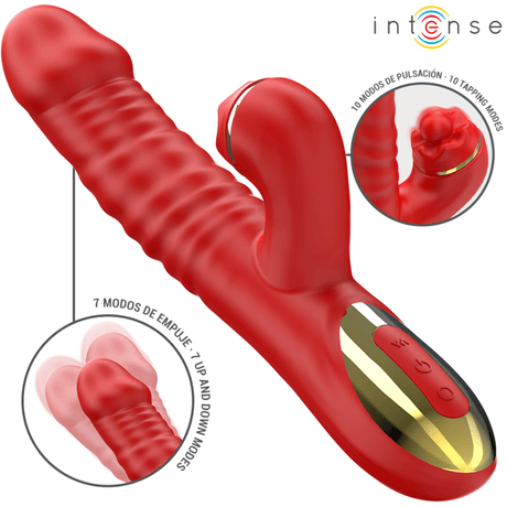 Vibrator Thalia Vibration & Stoss & Tapping Red