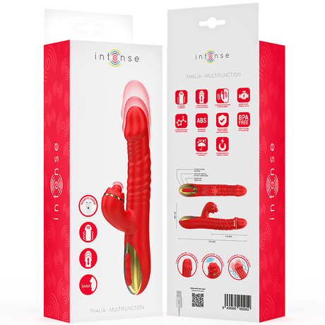 Vibrator Thalia Vibration & Stoss & Tapping Red