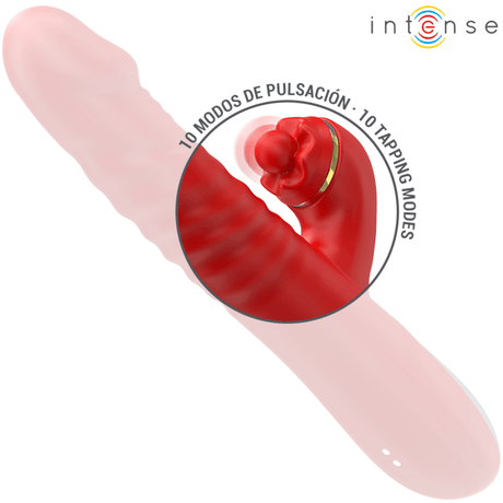 Vibrator Thalia Vibration & Stoss & Tapping Red