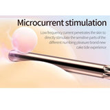 Vibrator Tia mit elektromagnetischen Impulsen Gold – Ansicht 6