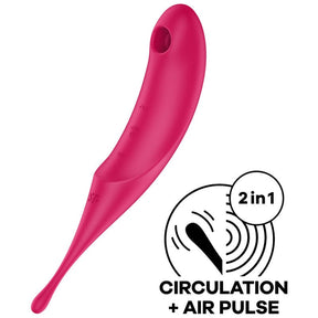 Vibrator Twirling Pro Air Pulse Stimulator Rot