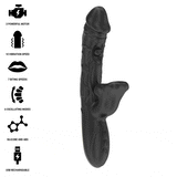 Vibrator und Klitoris-Stimulator mit Beiss- und Rotationseffekt