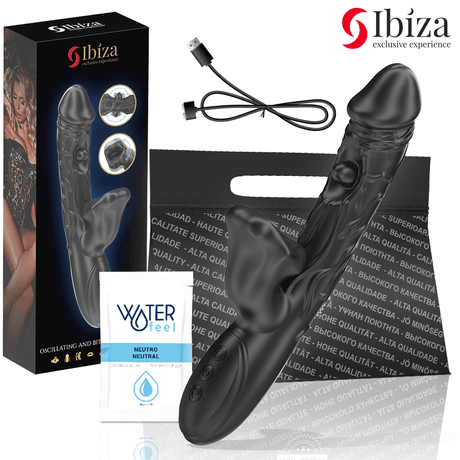 Vibrator und Klitoris-Stimulator mit Beiss- und Rotationseffekt