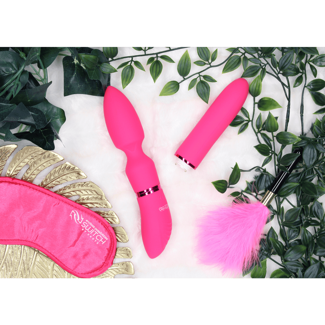 Vibrator Vergnügungsset #4 mit verschiedenen Aufsätzen – Ansicht 14