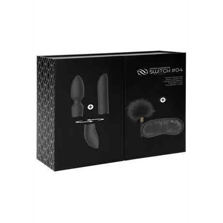 Vibrator Vergnügungsset #4 mit verschiedenen Aufsätzen