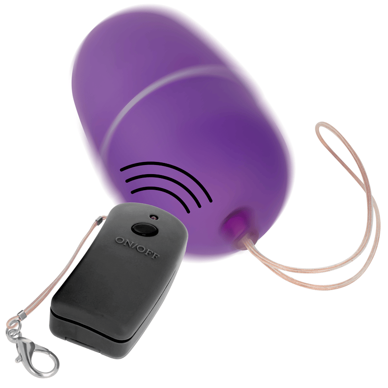 Vibrator vibrierendes Ei mit Flieder Fernbedienung 6 x 3,4 cm – Ansicht 2