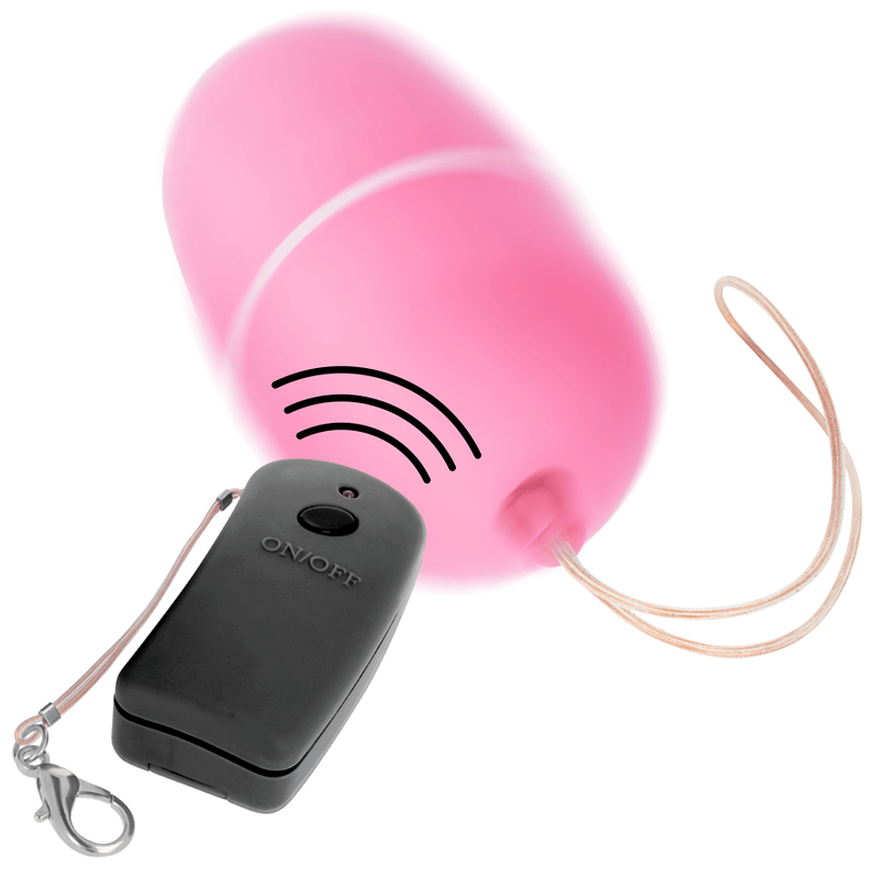 Vibrator vibrierendes Ei mit Rosa Fernbedienung 6 x 3,4 cm – Ansicht 2