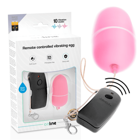 Vibrator vibrierendes Ei mit Rosa Fernbedienung 6 x 3,4 cm