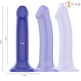 Vibrator Victoria mit Saugnapf 10 Vibrationen Dunkelblau Fernbedienung 19,5 x 3,9 cm
