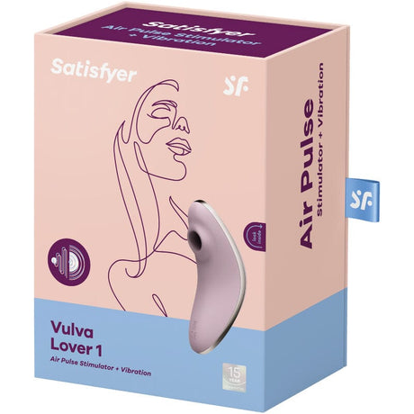 Vibrator Vulva Lover 1 Luftpulsstimulator & Violett