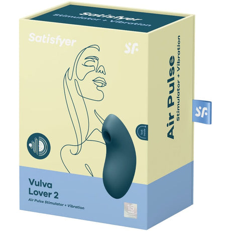 Vibrator Vulva Lover 2 Luftpulsstimulator & Blau