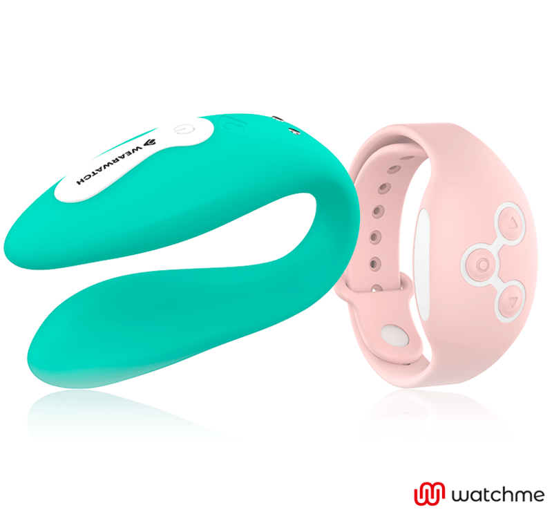Vibrator Watchme Dual Aquamarin/Rosa – Ansicht 2