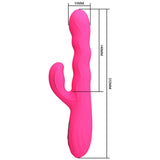 Vibrator Winters Rabbit multifunktional mit LED-Anzeige Rosa – Ansicht 7