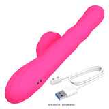 Vibrator Winters Rabbit multifunktional mit LED-Anzeige Rosa – Ansicht 9