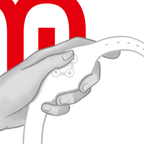 Vibrator Wireless-Technologie-Uhr Weiss Weiß
