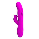 Vibrator Yalanda Rabbit oszillierend mit LED-Anzeige Lila – Ansicht 2