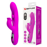 Vibrator Yalanda Rabbit oszillierend mit LED-Anzeige Lila – Ansicht 3