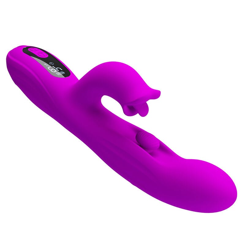 Vibrator Yalanda Rabbit oszillierend mit LED-Anzeige Lila – Ansicht 6