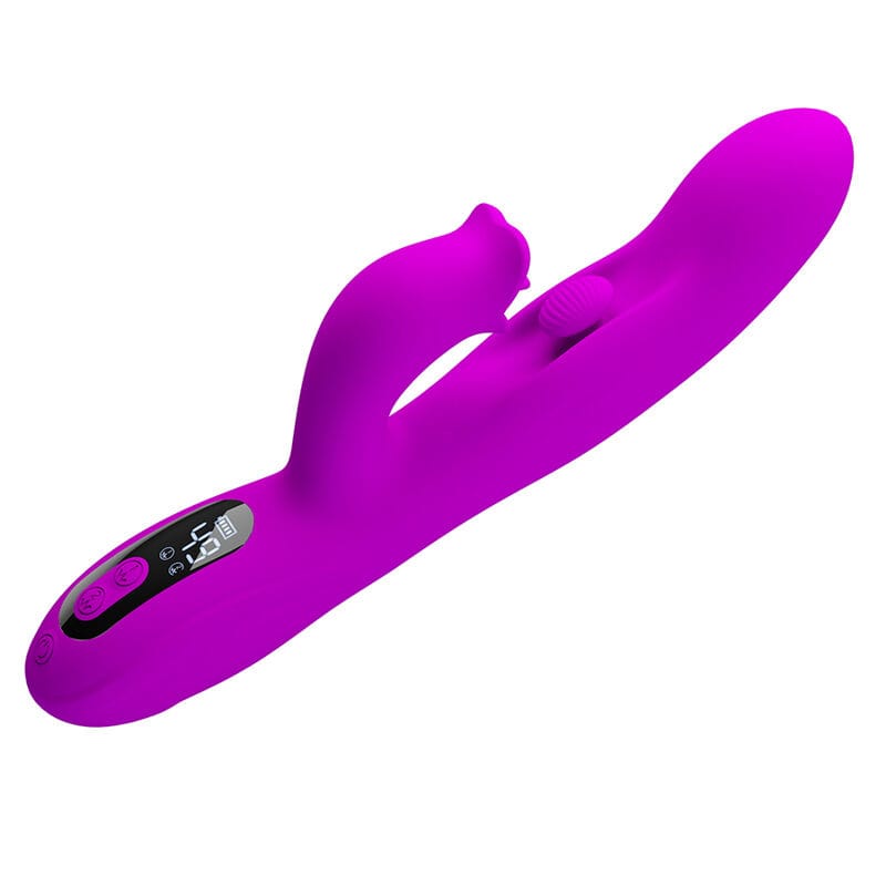 Vibrator Yalanda Rabbit oszillierend mit LED-Anzeige Lila