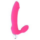 Vibrator Zucker Sieben Geschwindigkeiten Silikon Fuchsia 17,5 x 3 cm – Ansicht 2