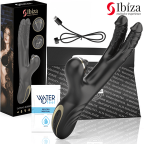 Vibrator Zwei Drachen Doppelvibrator Schwarz