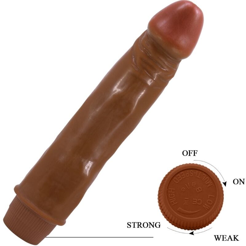 Vibrator Zwerg Mulatte 21 cm